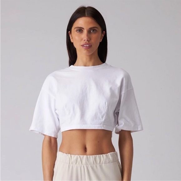 TALENTLESS Tops - NWOT Talentless Cropped Darted Tee
